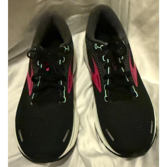 Brooks Ghost 14 Women’s Running Shoes Black Pink Casual Cushion Support Size 9 - Picture 11 of 12